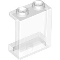 Lego panel, zeď 1x2x2 , průhledná čirá (6000740, 6253231)